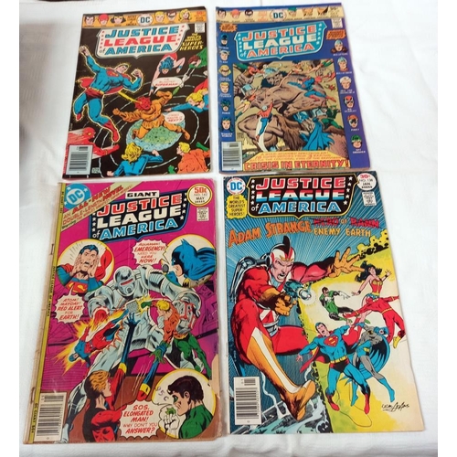 428 - A quantity of 70's/80's comics including Marvel, DC Justice League of America etc