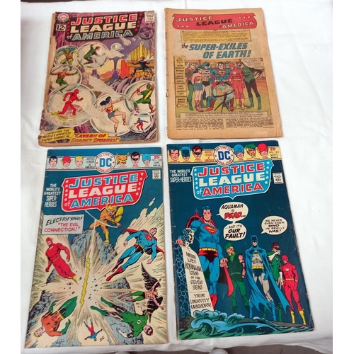 428 - A quantity of 70's/80's comics including Marvel, DC Justice League of America etc