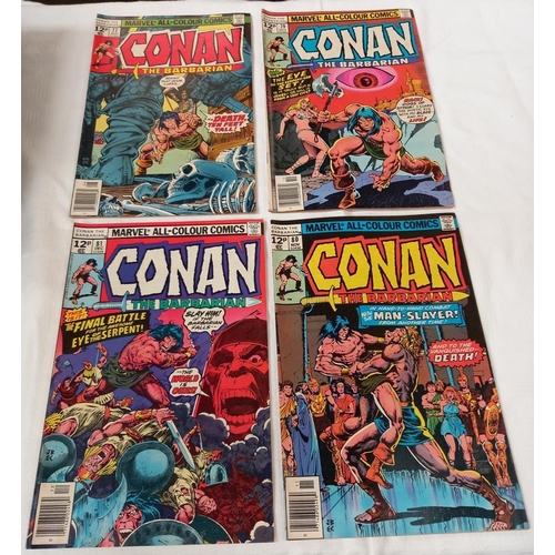 433 - A large run of Conan the Barbarian comics, includes issues from 11 to 246 etc