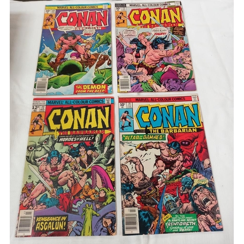 433 - A large run of Conan the Barbarian comics, includes issues from 11 to 246 etc