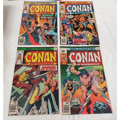 433 - A large run of Conan the Barbarian comics, includes issues from 11 to 246 etc