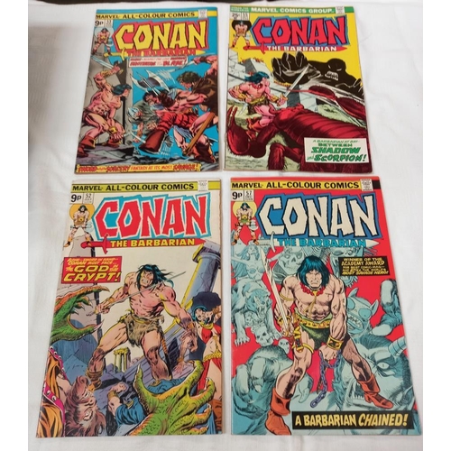 433 - A large run of Conan the Barbarian comics, includes issues from 11 to 246 etc