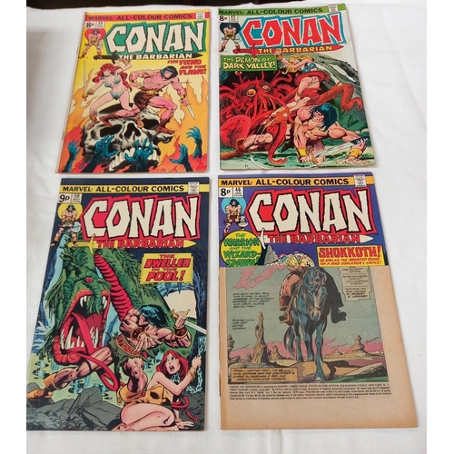 433 - A large run of Conan the Barbarian comics, includes issues from 11 to 246 etc