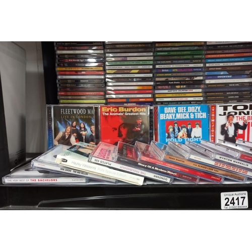 2417 - Approximately 200 CD's of all different genres COLLECT ONLY