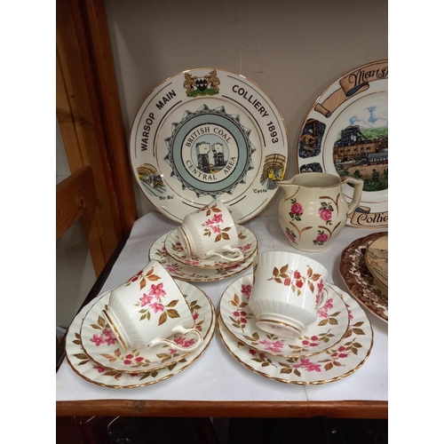 2506 - A mixed lot of collectors plates & tea sets etc. COLLECT ONLY