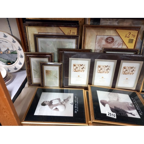 2510 - A quantity of new photo frames COLLECT ONLY