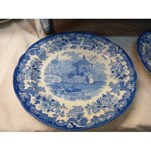 26 - 6 blue & white dinner plates from 'The Blue Collection' by Spode COLLECT ONLY