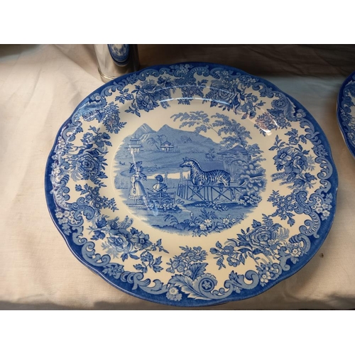 26 - 6 blue & white dinner plates from 'The Blue Collection' by Spode COLLECT ONLY