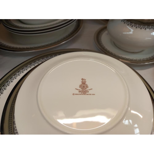 29 - A Royal Doulton 'Braemer' dinner set, approximately 34 pieces COLLECT ONLY