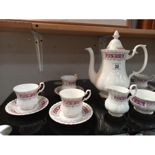 30 - A Richmond bone china tea set COLLECT ONLY