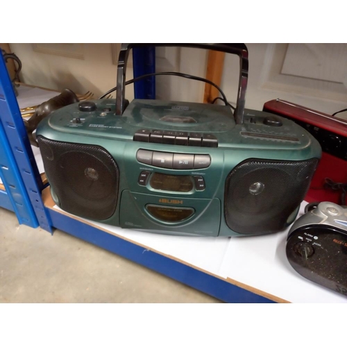 2532 - A Bush cd player and 4 others COLLECT ONLY