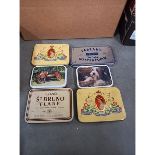 2568 - 3 large boxes of collectable tins COLLECT ONLY