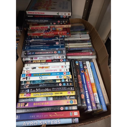 2651 - A good lot of DVD's, CD's & talking books etc Collect Only