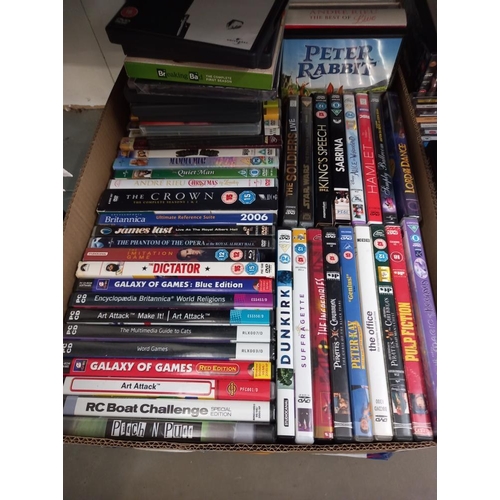 2651 - A good lot of DVD's, CD's & talking books etc Collect Only