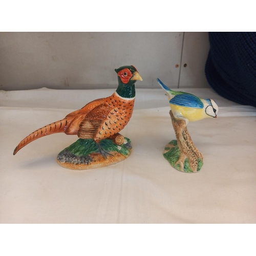 192 - 4 Beswick birds including Pheasant, blue tit etc