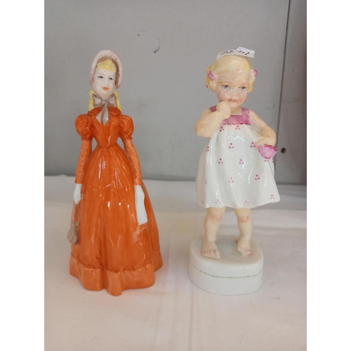 195 - 7 Royal Doulton figurines