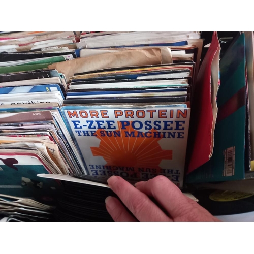 243 - A quantity of 45rpm records (2 boxes) COLLECT ONLY