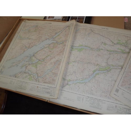 230A - A portfolio of ordnance survey maps.  (UK + Overseas )