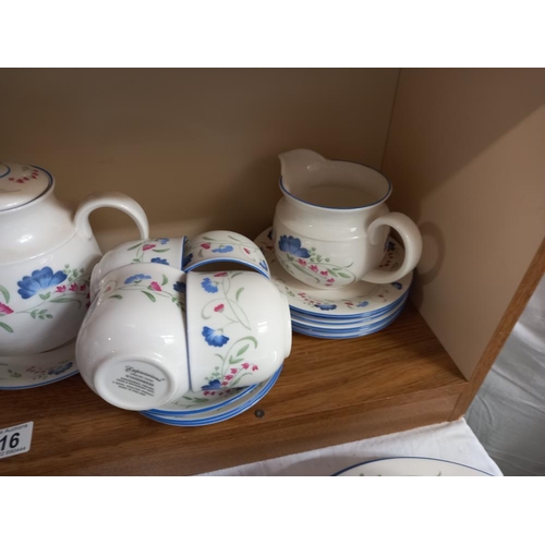 316 - A quantity of Royal Doulton 'Windermere' dinnerware approximately 65 pieces COLLECT ONLY