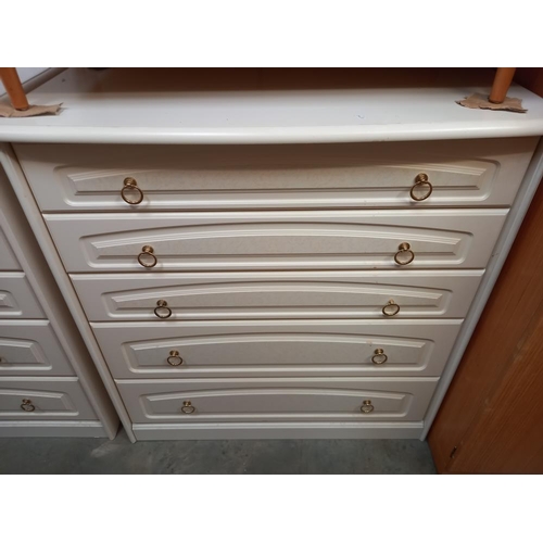 381 - Two chests of drawers and two bedside chests, COLLECT ONLY.