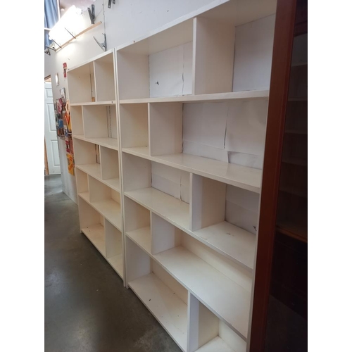 382 - Two large sets of shelves, COLLECT ONLY.