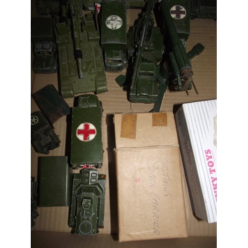 1025 - A quantity of Dinky military vehicles etc including Astra gun