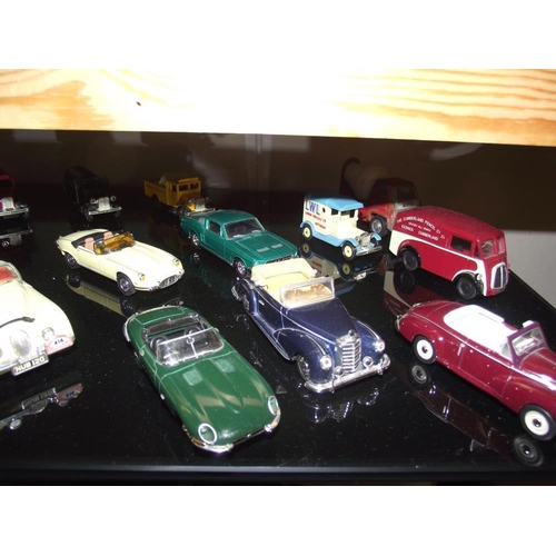 1045 - A quantity of mixed diecast including road signature, Matchbox, Dinky etc