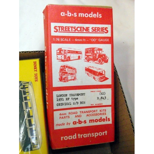 1049 - 2 boxed motor kits, Cromer, ABS models white metal kits  unchecked and 2 boxed Atlas Dinkys