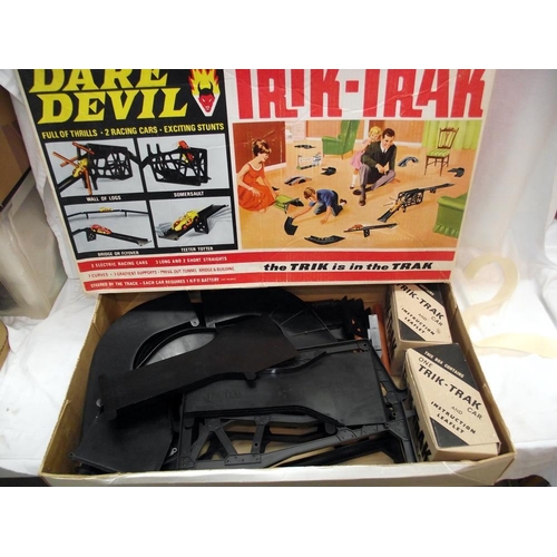 1060 - A rare boxed Tri-ang Spot-On Dare Devil Trik Trak set