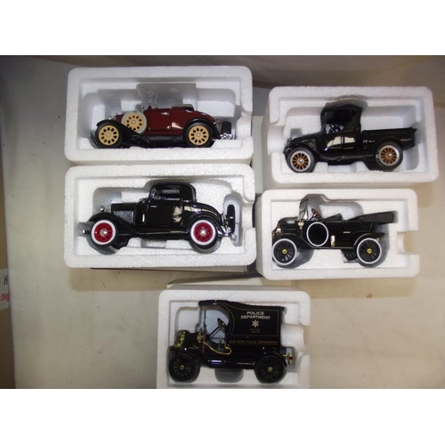 1062 - 10 boxed National motor museum mint diecast 1930's cars with 7 certificates