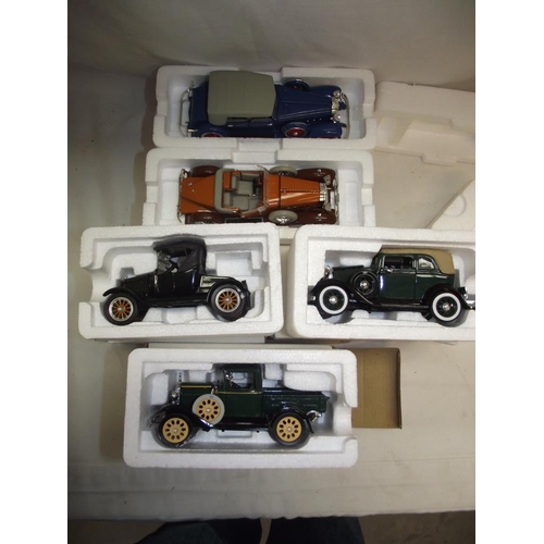 1062 - 10 boxed National motor museum mint diecast 1930's cars with 7 certificates