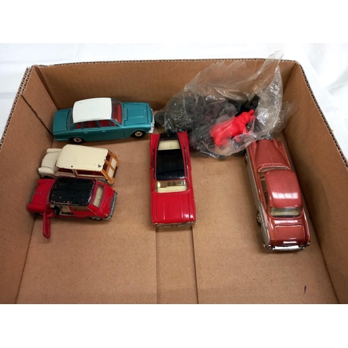 1166 - A boxed Dinky Rolls Royce and unboxed Dinky and Corgi vehicles