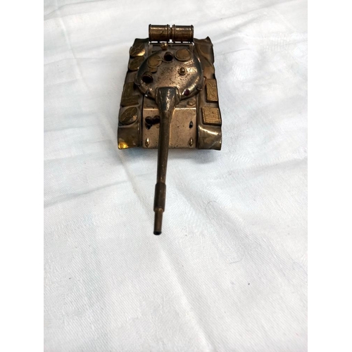 1178 - 2 cast metal models of tanks, no visible makers marks