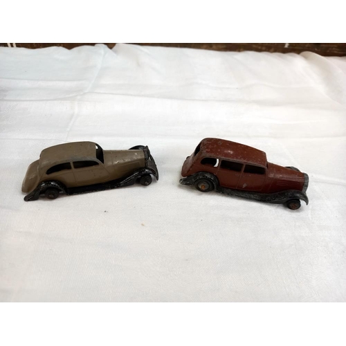 1182 - A good selection of Dinky pre-post war cars including some with open chassis