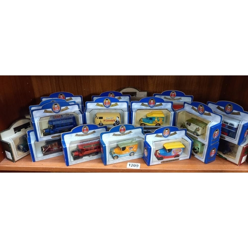 1209 - A box of 30 diecast Lledo/Oxford models