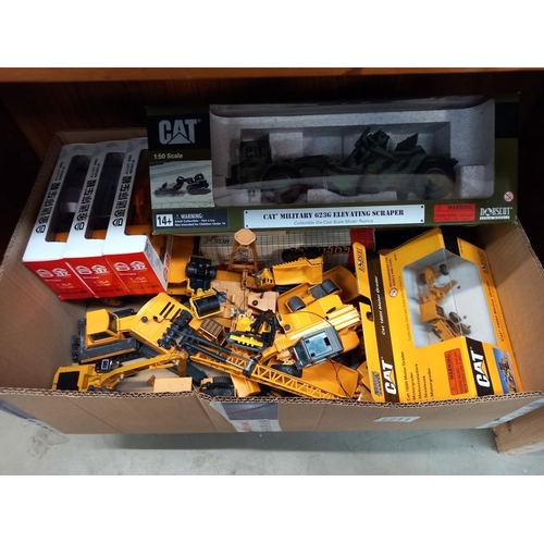 1211 - Boxed and loose diecast construction models including Joal, JCB etc