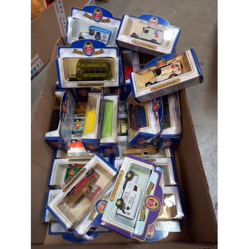 1212 - A box of 30 diecast Lledo/Oxford models