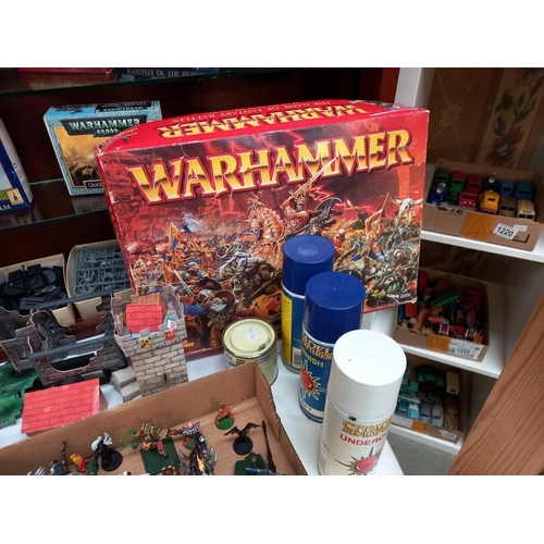 1215 - A large quantity of Games Workshop War Hammer and War gaming figures COLLECT ONLY