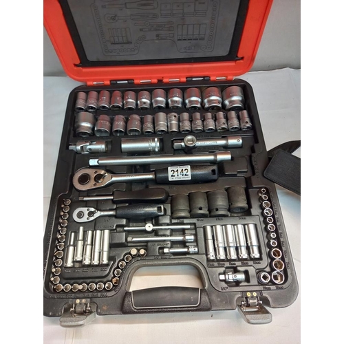 2142 - A Bahco 106 piece combined socket set COLLECT ONLY