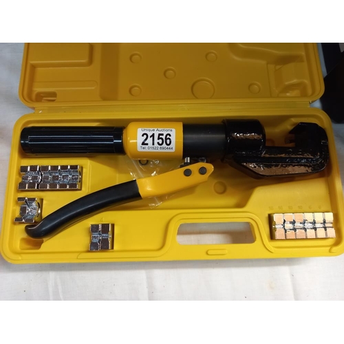 2156 - A hydraulic crimping tool in case COLLECT ONLY