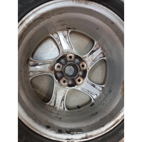 1974 - Four Porsche 993 alloy wheels,  COLLECT ONLY.