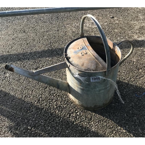 1905 - A galvanised watering can, COLLECT ONLY