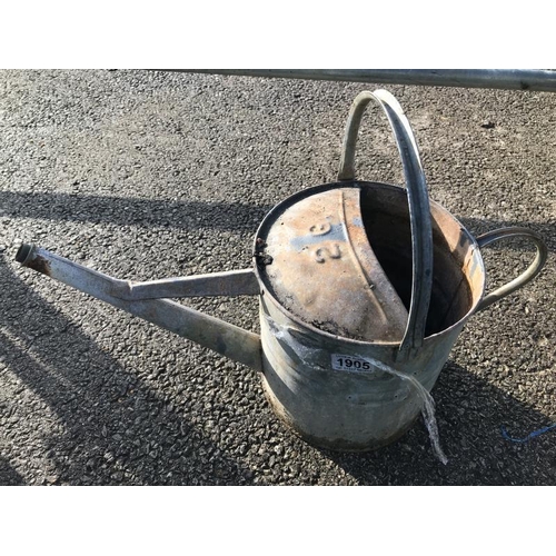 1905 - A galvanised watering can, COLLECT ONLY