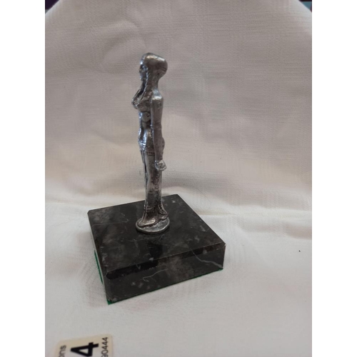 1994 - A figurine of an Egyptian lady on marble base