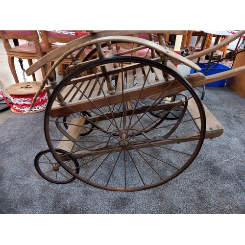 2262 - A wooden horse drawn cart COLLECT ONLY