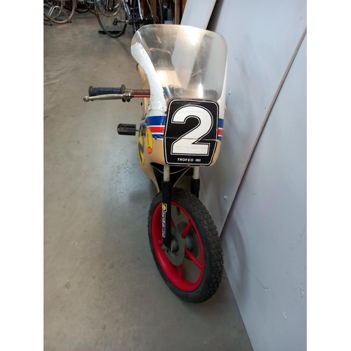 2264 - A Moto Turbo 355 Turbo child's bike with rare black seat COLLECT ONLY