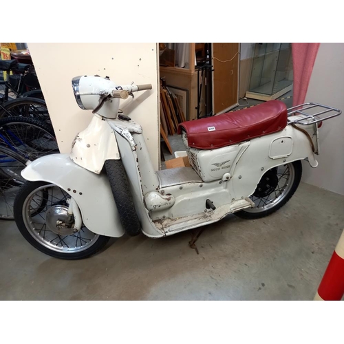 2266 - A vintage Moto Guzzi Galletto 1966 Scooter with documentation and a number of spares - NOT UK REGIST... 