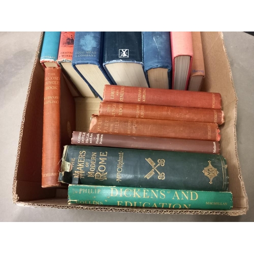 1254 - A quantity of Antiquarian and collectable books including 'The makers of modern Rome 1895' etc COLLE... 