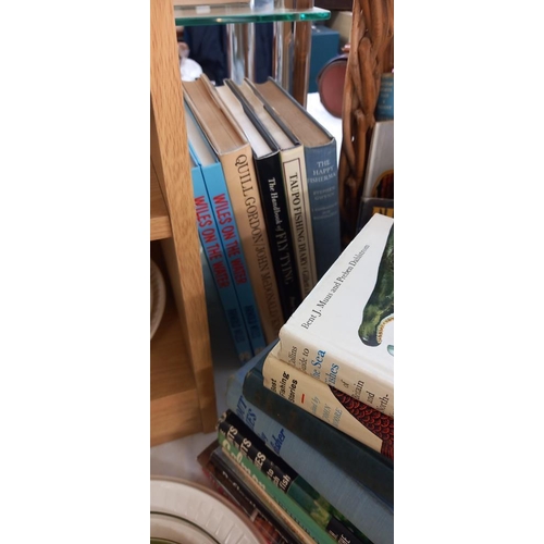 1374 - A large quantity of fishing books COLLECT ONLY