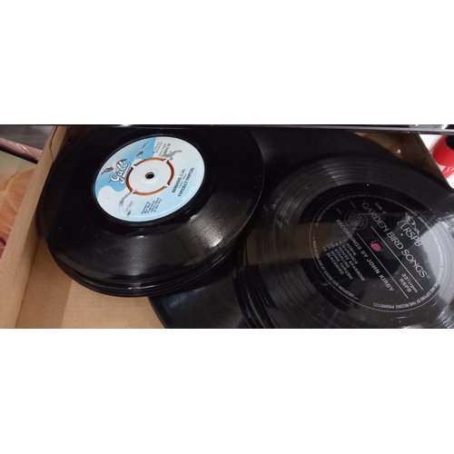 1385 - A quantity of 45 rpm records and 78 rpm records (some missing sleeves) COLLECT ONLY